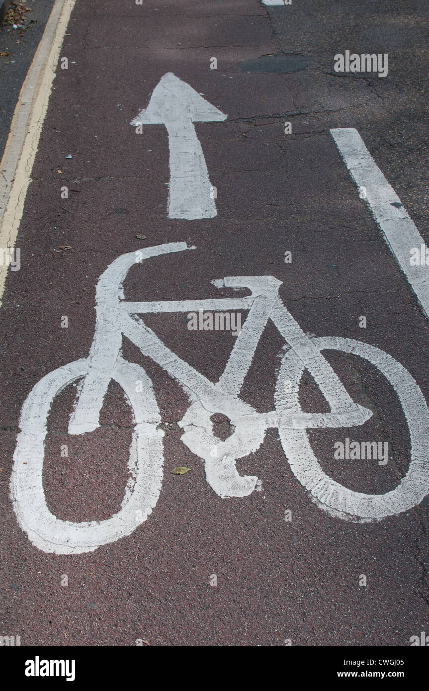 bike lane marking