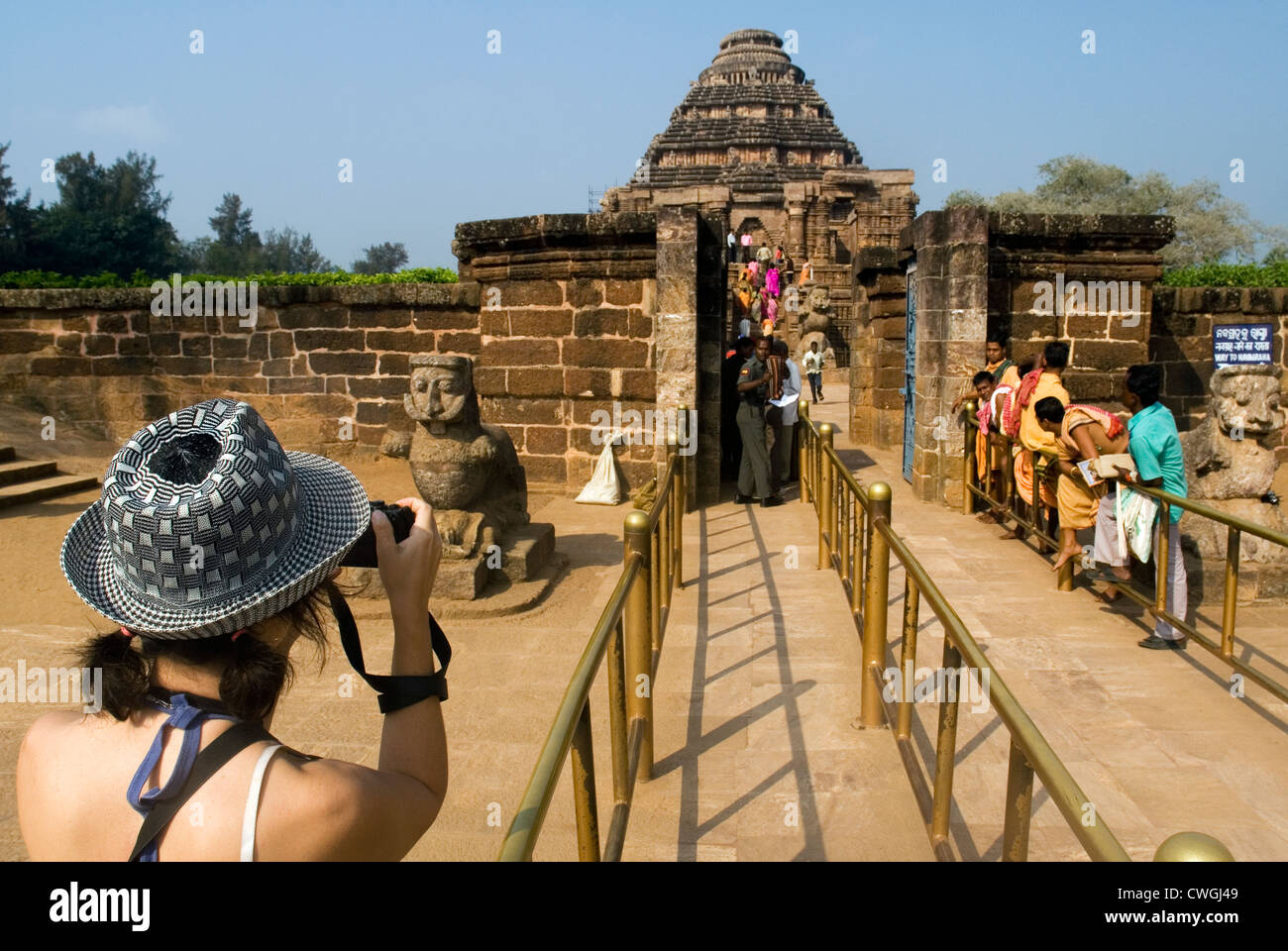 Konark, the sun temple, Puri, Orissa, Odisha, India, South Asia, Asia. UNESCO,  World Heritage Site. Stock Photo