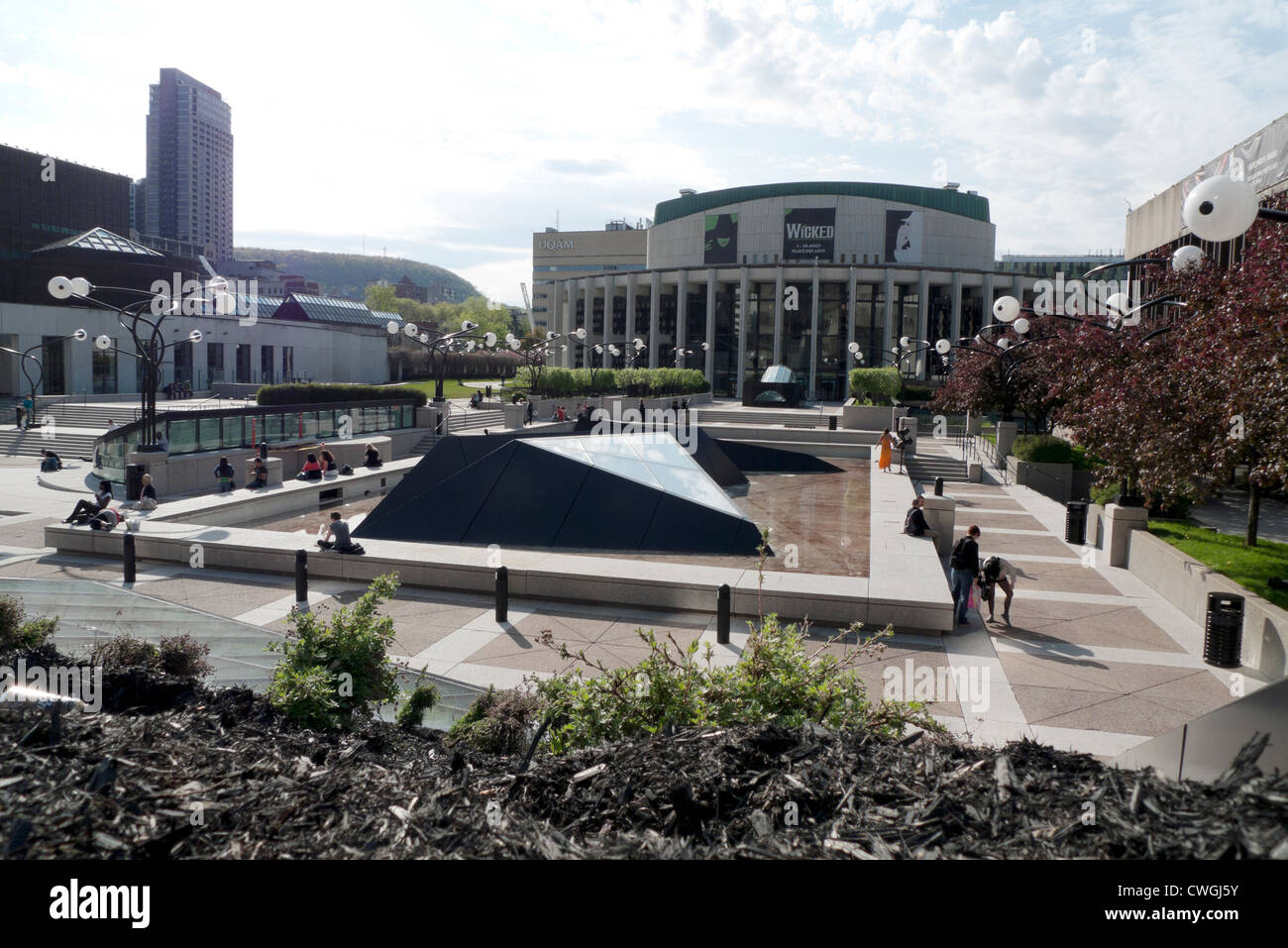 La Place des Arts Montreal Quebec Canada Stock Photo Alamy