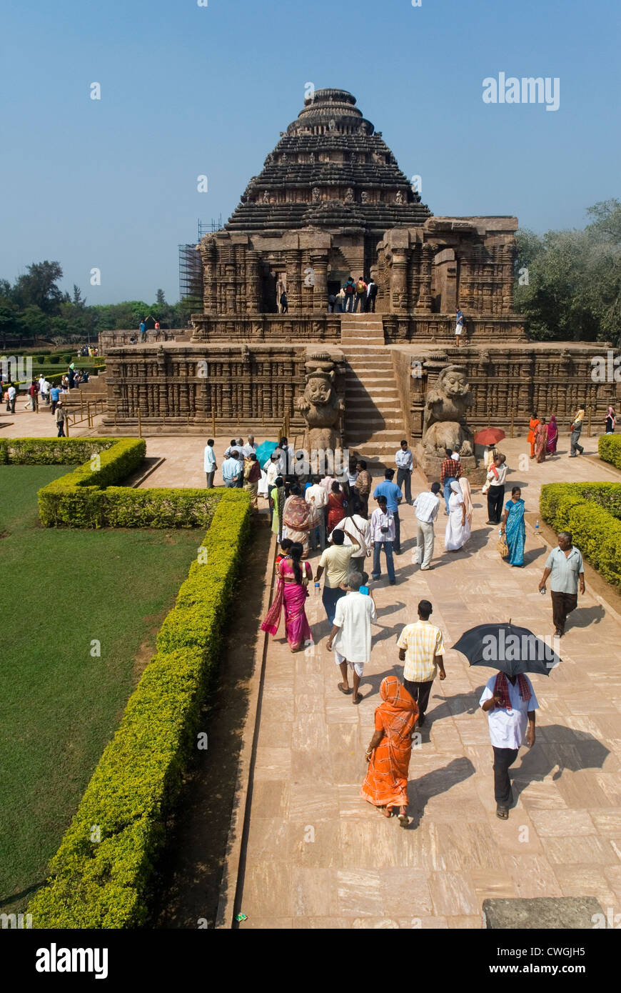 Konark, the sun temple, Puri, Orissa, Odisha, India, South Asia, Asia. UNESCO,  World Heritage Site. Stock Photo