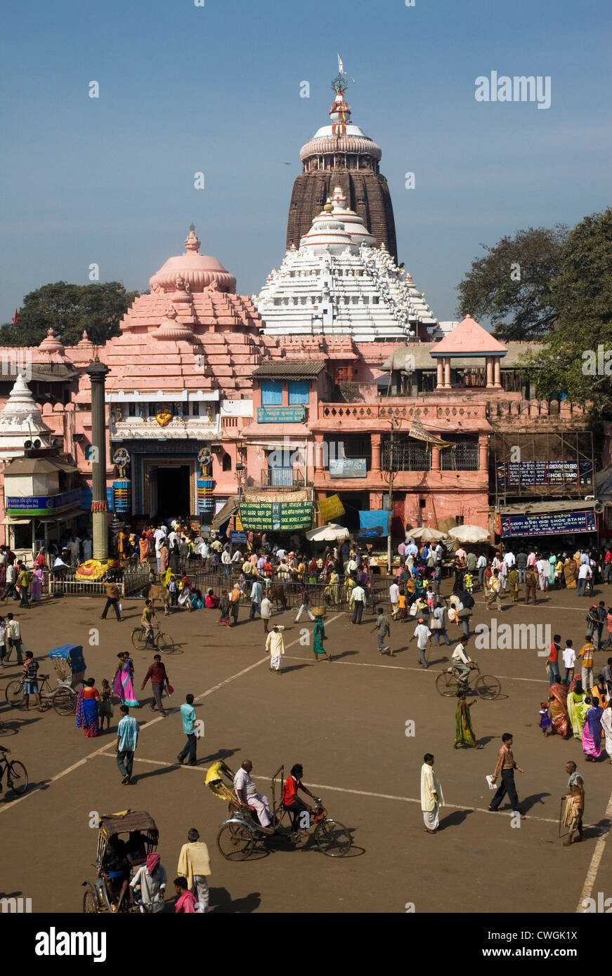 Jagannath Temple, Grand Road, Puri, Orissa, Odisha, India, South Asia, Asia. Stock Photo