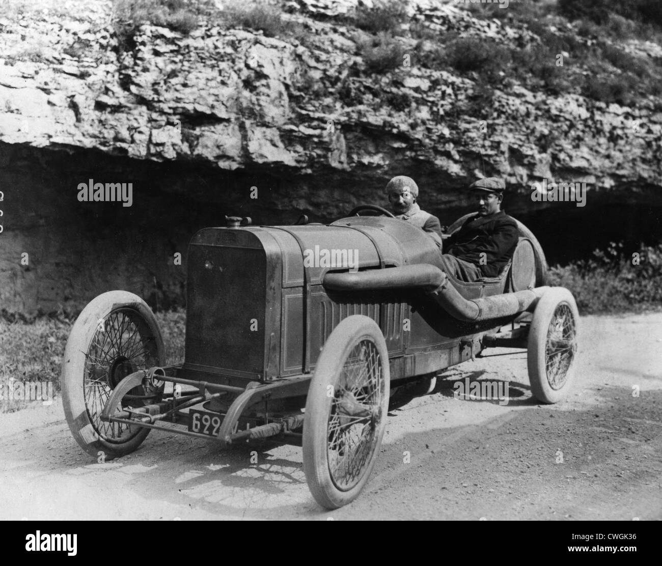 1912 Peugeot Ventoux, G. Boillot. Stock Photo