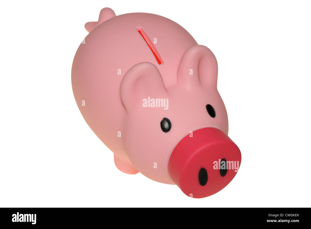 Piggy bank photo isolated on white background Stock Photo - Alamy