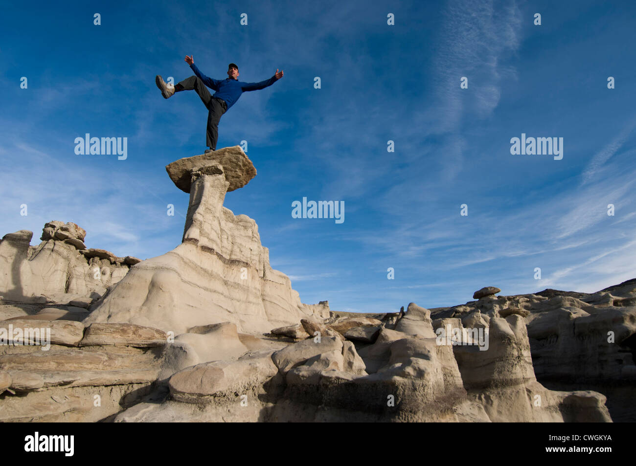 People Exploring Rocks Man exploring rock formation hi-res stock photography and images - Alamy