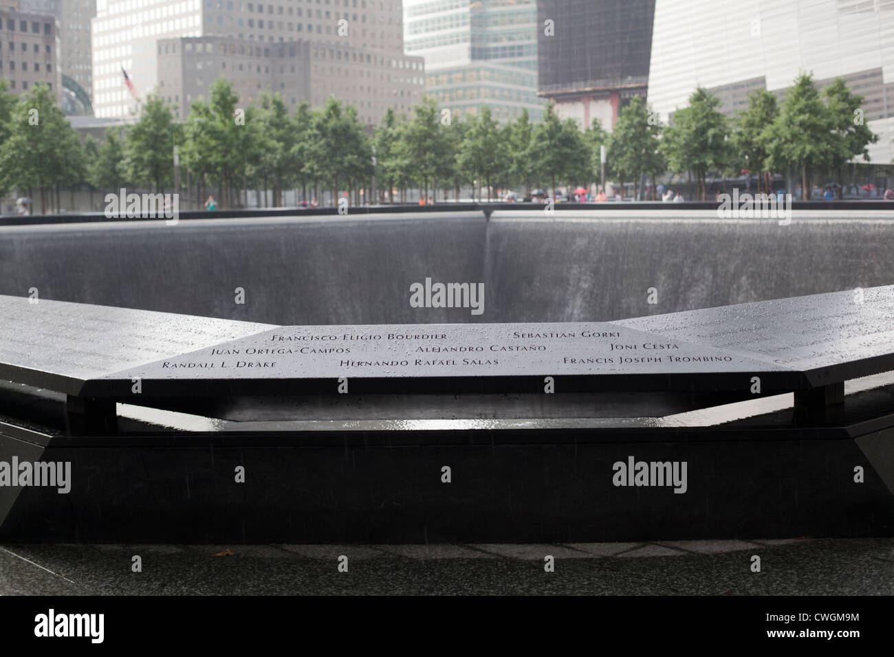 9 11 waterfall memorial hi-res stock photography and images - Alamy
