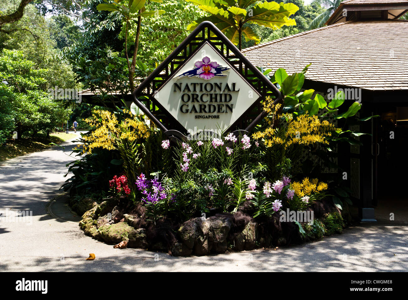National Orchid Garden inside the Singapore Botanic Garden. This is an