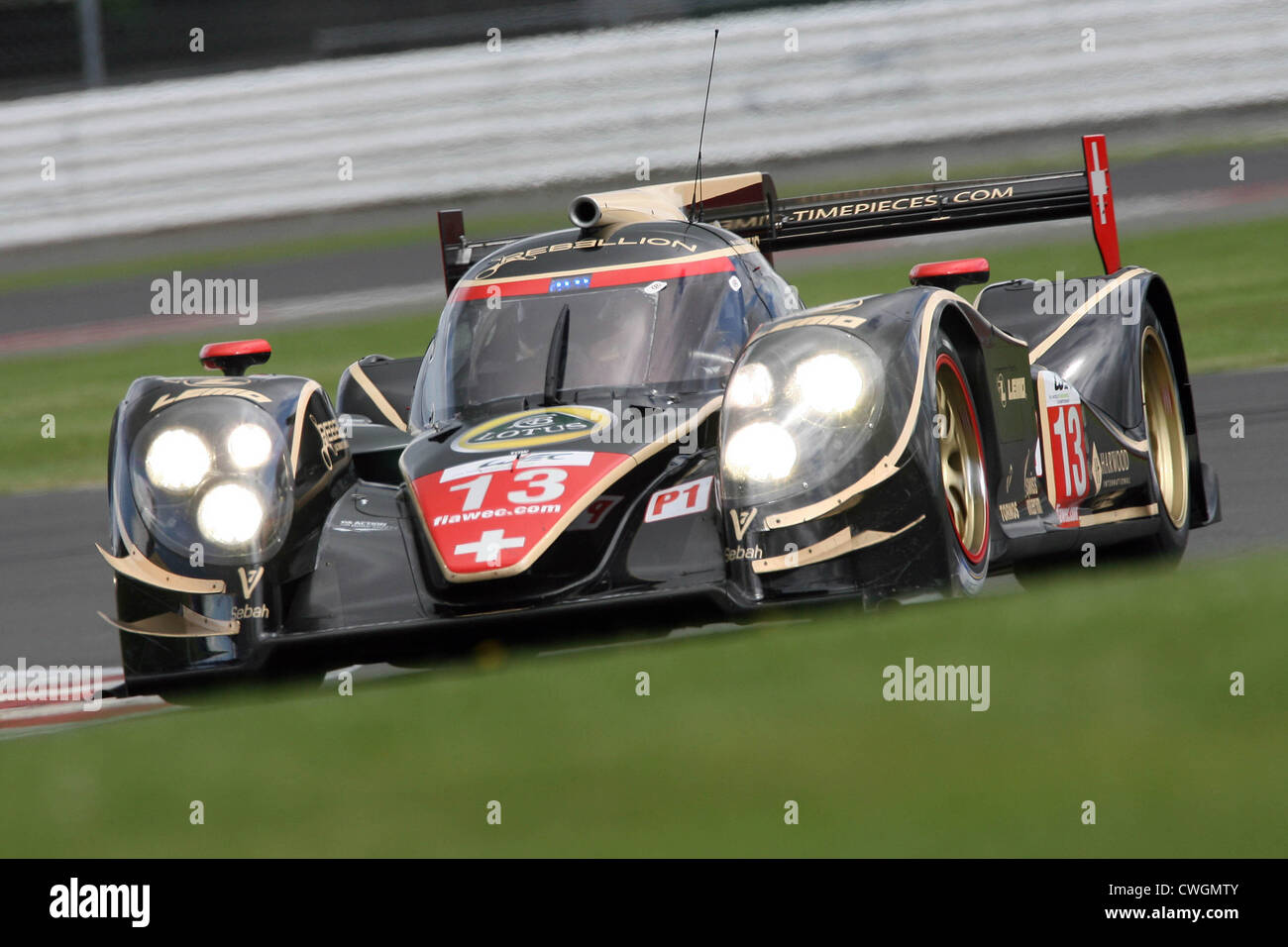 Silverstone WEC 6 Hour Endurance. UK. 26/08/12 Action, Motor Sport. Stock Photo