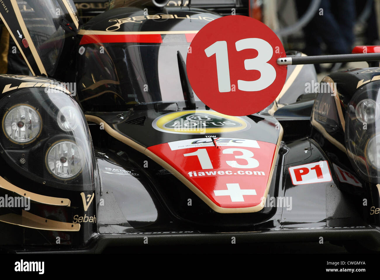 Silverstone WEC 6 Hour Endurance. UK. 26/08/12 Atmosphere, Motor Sport. Stock Photo