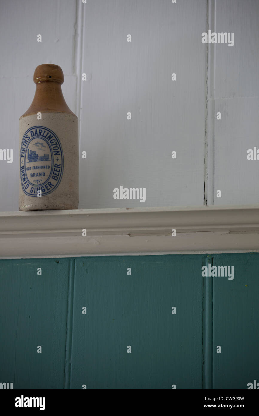 Victorian ginger beer bottle Stock Photo