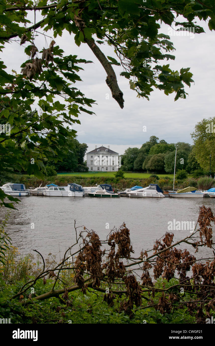 View of Marble Hill House Richmond Upon Thames, Surrey UK Stock Photo