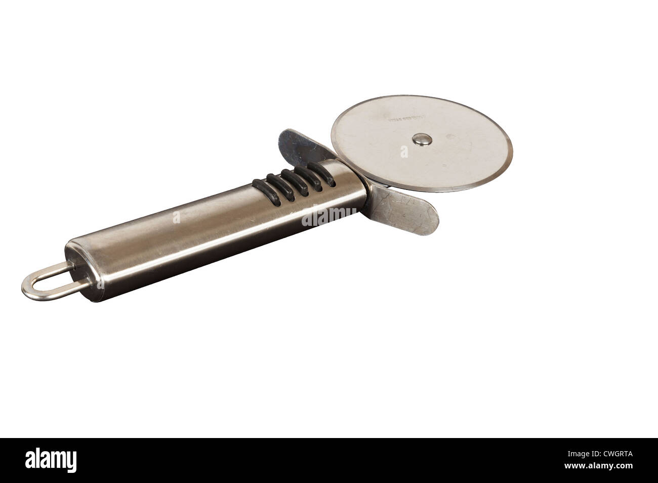 pizza cutter isolated on white with work path Stock Photo Alamy