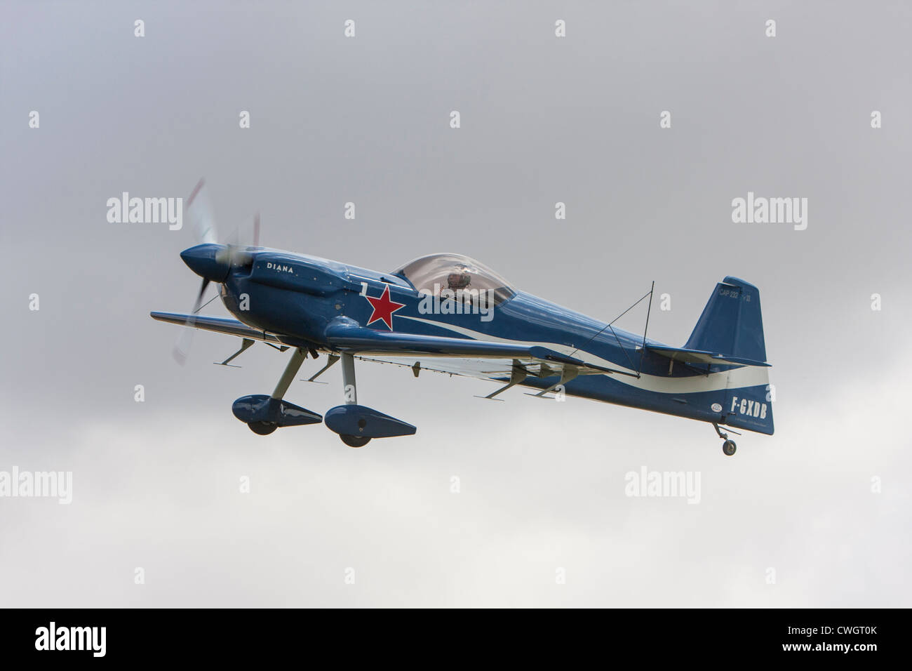 Mudry CAP-232 aerobatic aircraft reg F-GXDB, at Little Gransden Stock Photo