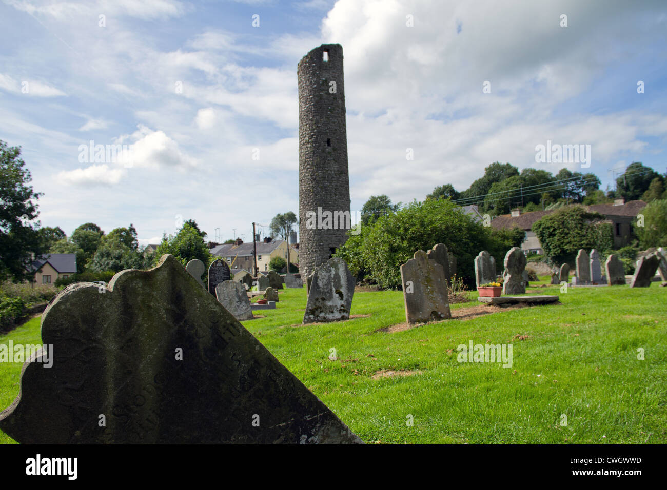 The Round Tower , Clones, Co. Monaghan, Republic of Ireland Stock Photo