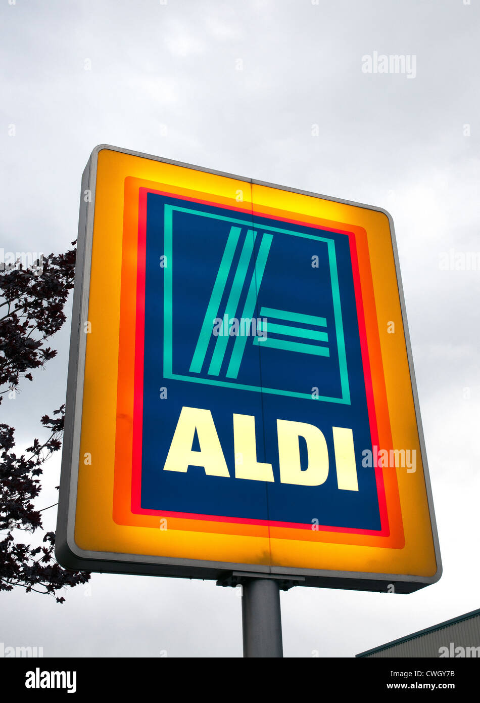 Aldi Shop Sign Logo High Resolution Stock Photography and Images - Alamy