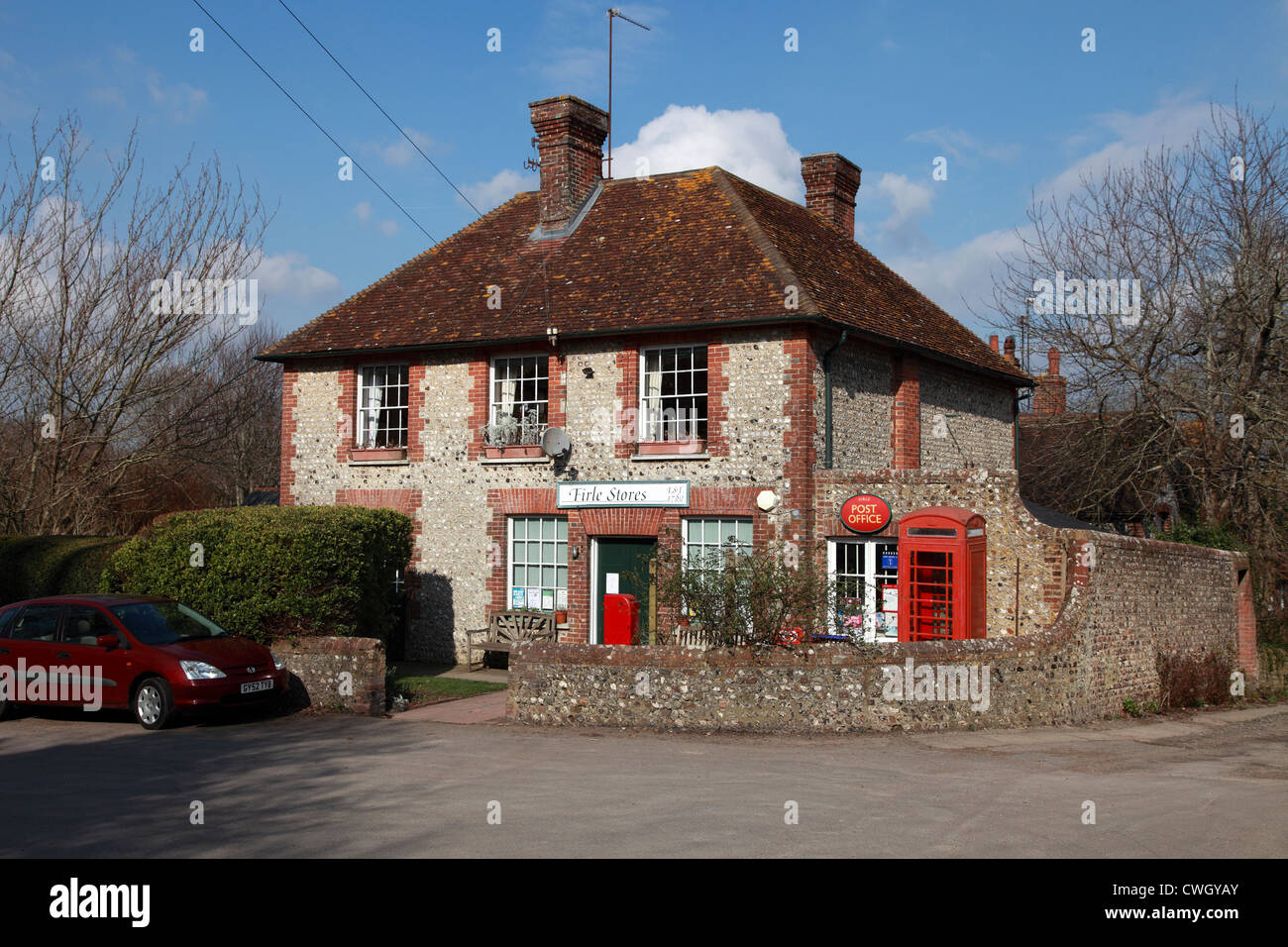 Firle Village  Store East  Sussex  Stock Photos Firle 