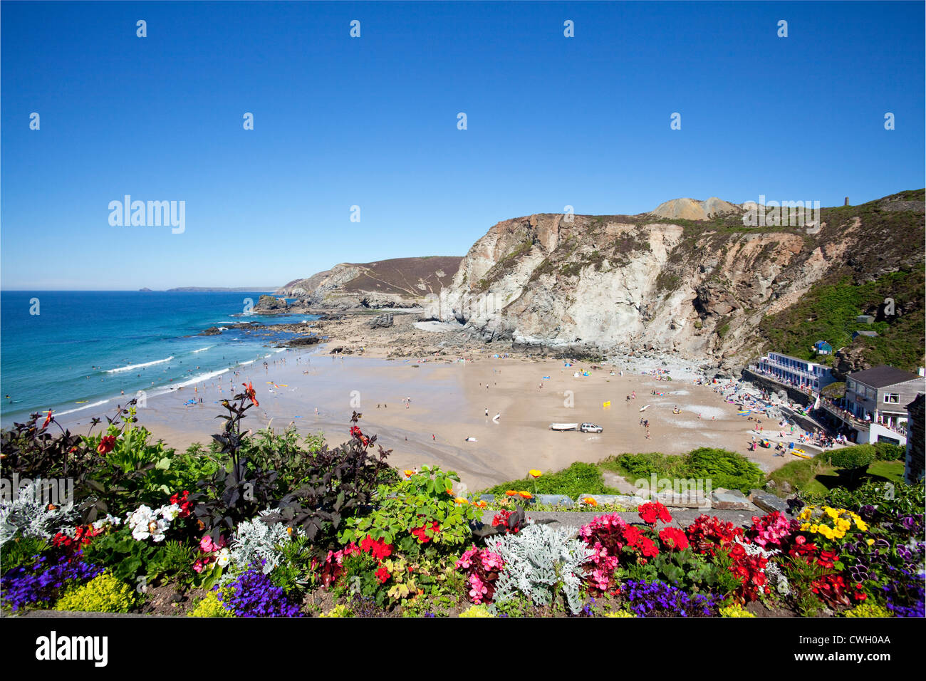 Trevaunance Cove, St Agnes, Cornwall, UK Stock Photo Alamy