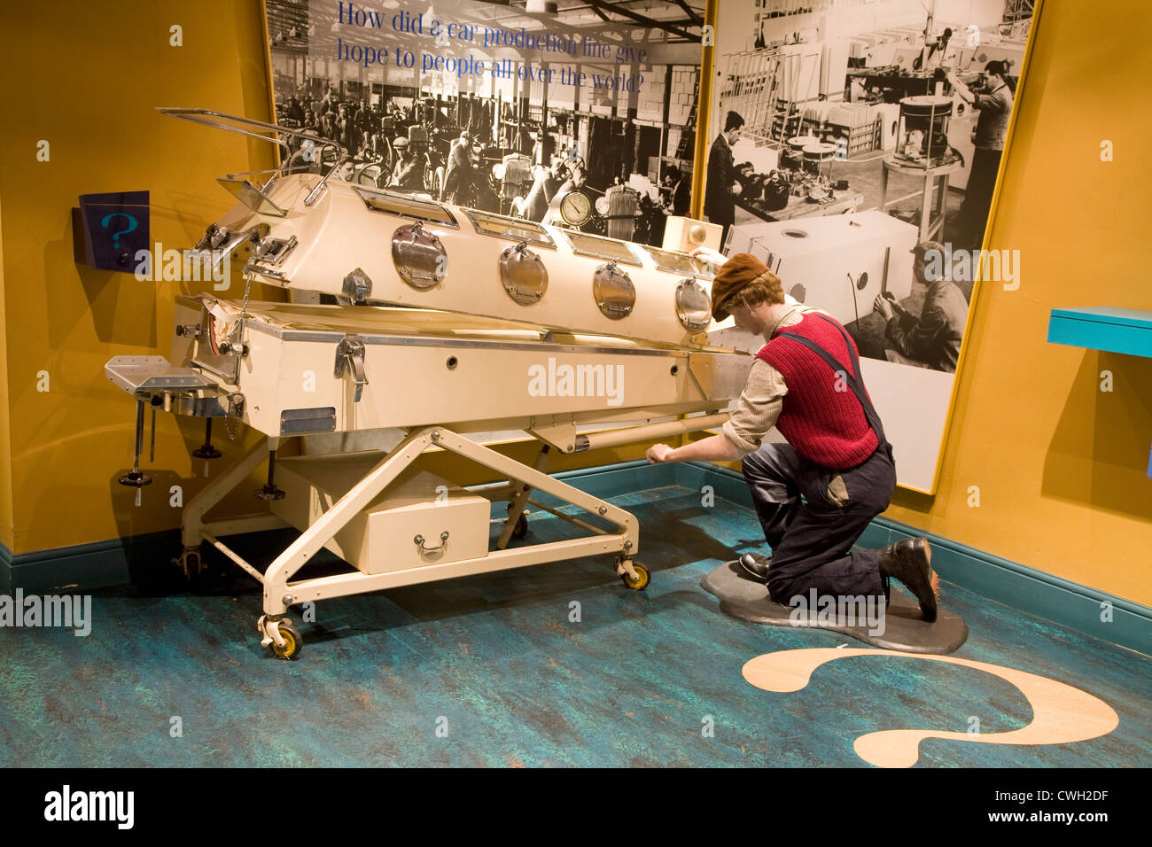 Victorian medical Xray machine at The Thackray Museum, Leeds Stock Photo