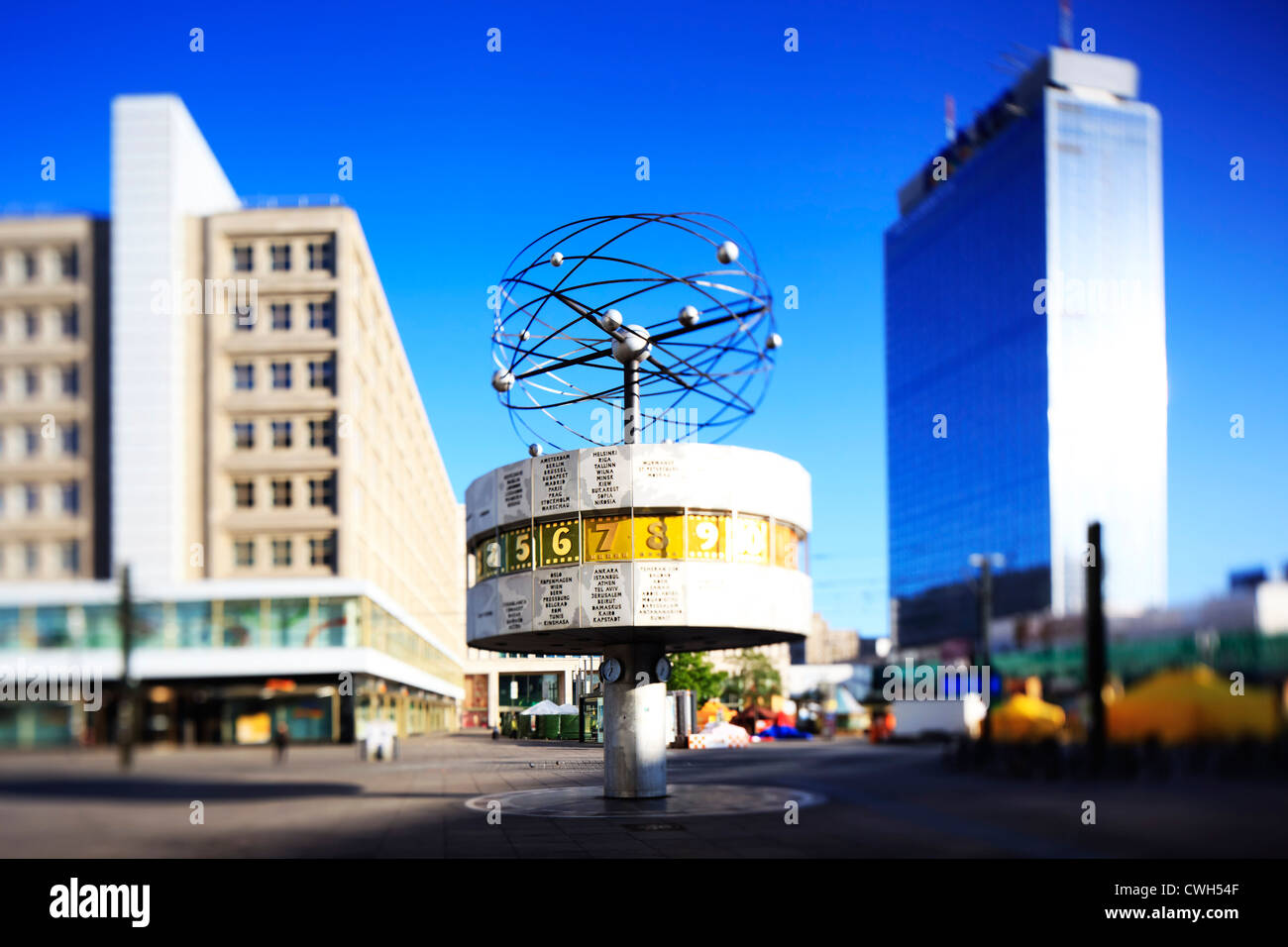 Alexanderplatz in tilt effect Stock Photo