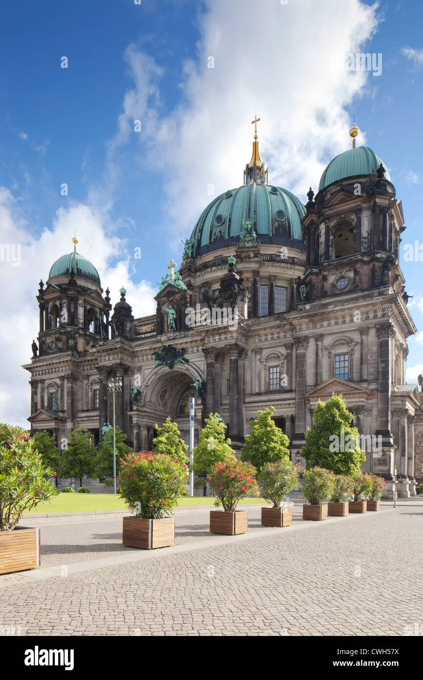 Berlin Cathedral, Lustgarten, Berliner Dom, Oberpfarr- und Domkirche, Lustgarten  Berliner Dom Stock Photo