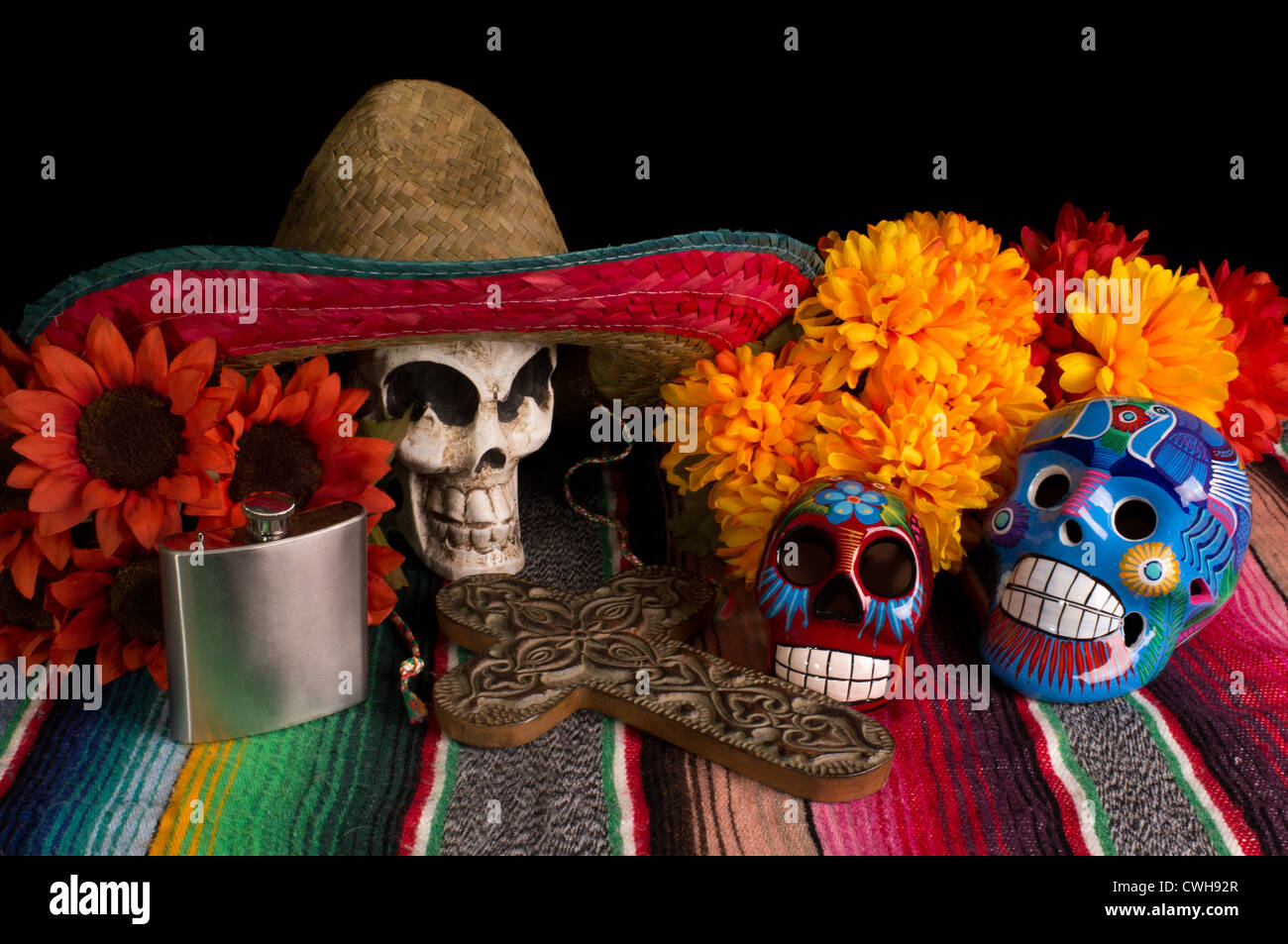 Dia De Los Muertos (Day of The Dead) Traditional Altar Stock Photo - Alamy