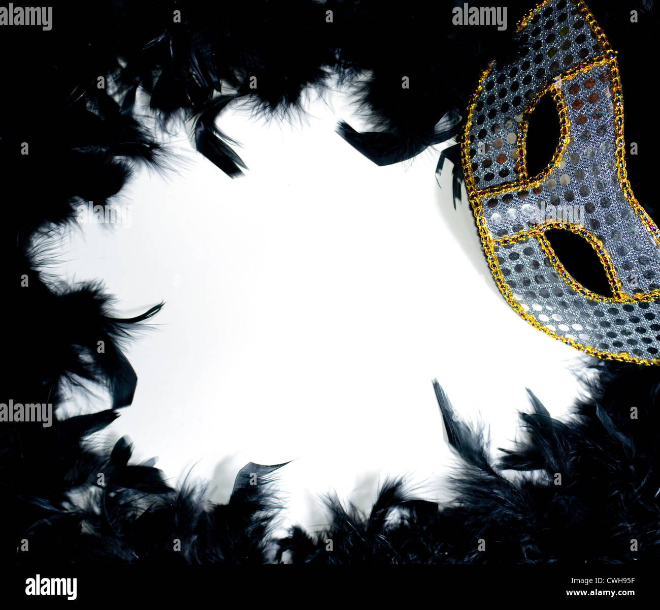 silver and gold mardi gras mask