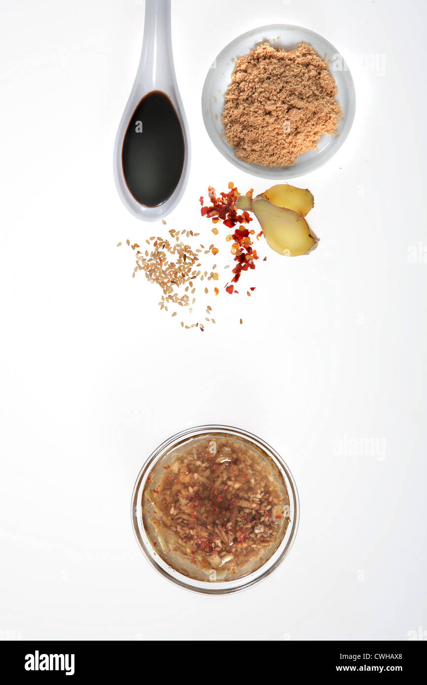 Soya Marinade with Brown Sugar Stock Photo Alamy