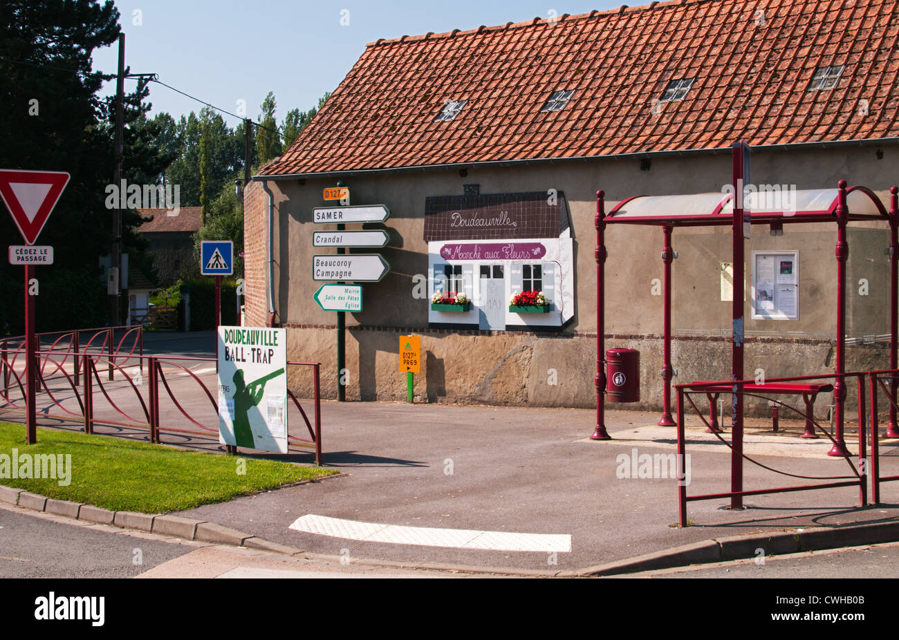Doudeauville village, Pas-de-Calais, France. Stock Photo