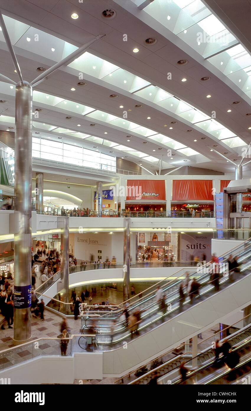 West Quay shopping centre in Southampton Stock Photo Alamy