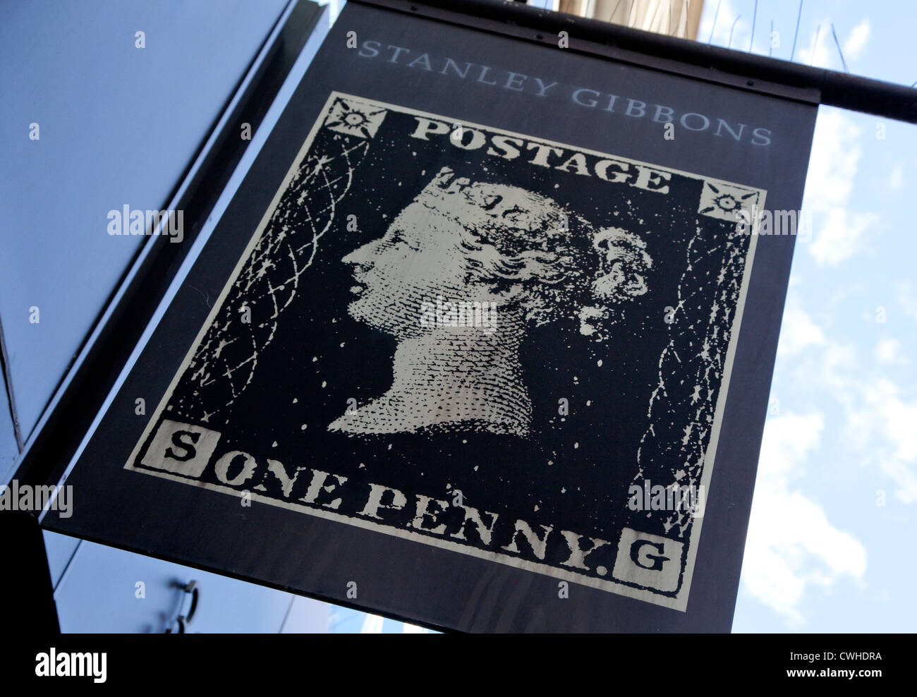 Penny black stamp hi-res stock photography and images