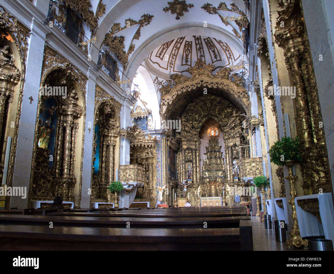 interior of church Igreja dos Carmelitas Rua do Carmo Porto Portugal Stock  Photo - Alamy