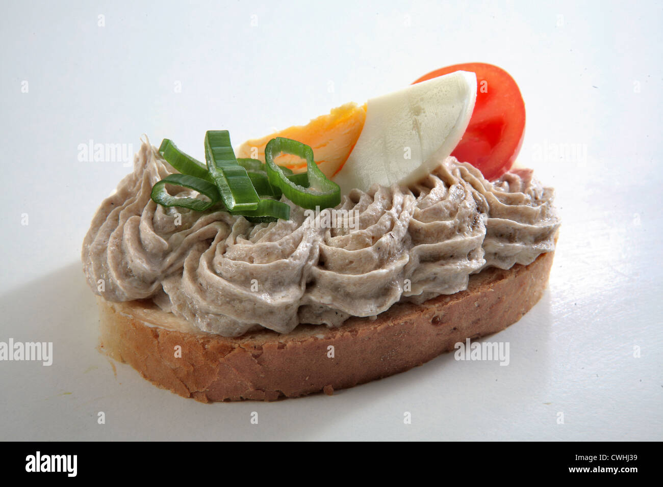Sandwich with Fish Spread Stock Photo Alamy