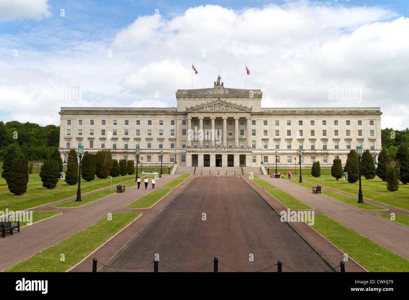 Stormont, Parliament Buildings (Northern Ireland), Belfast Stock Photo