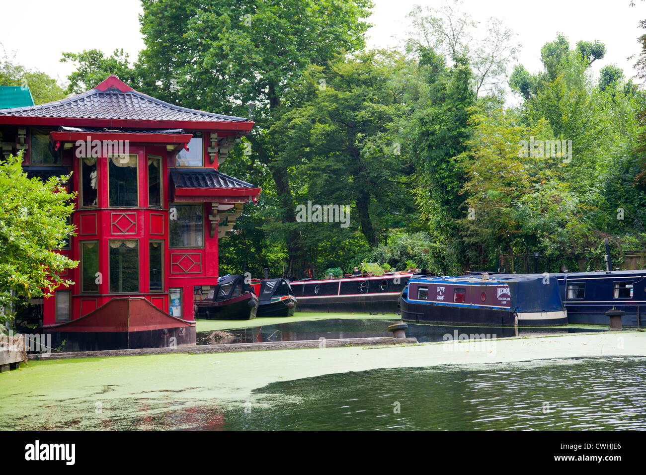 Floating Feng Shang Pagoda Chinese Restaurant On Regent Canal
