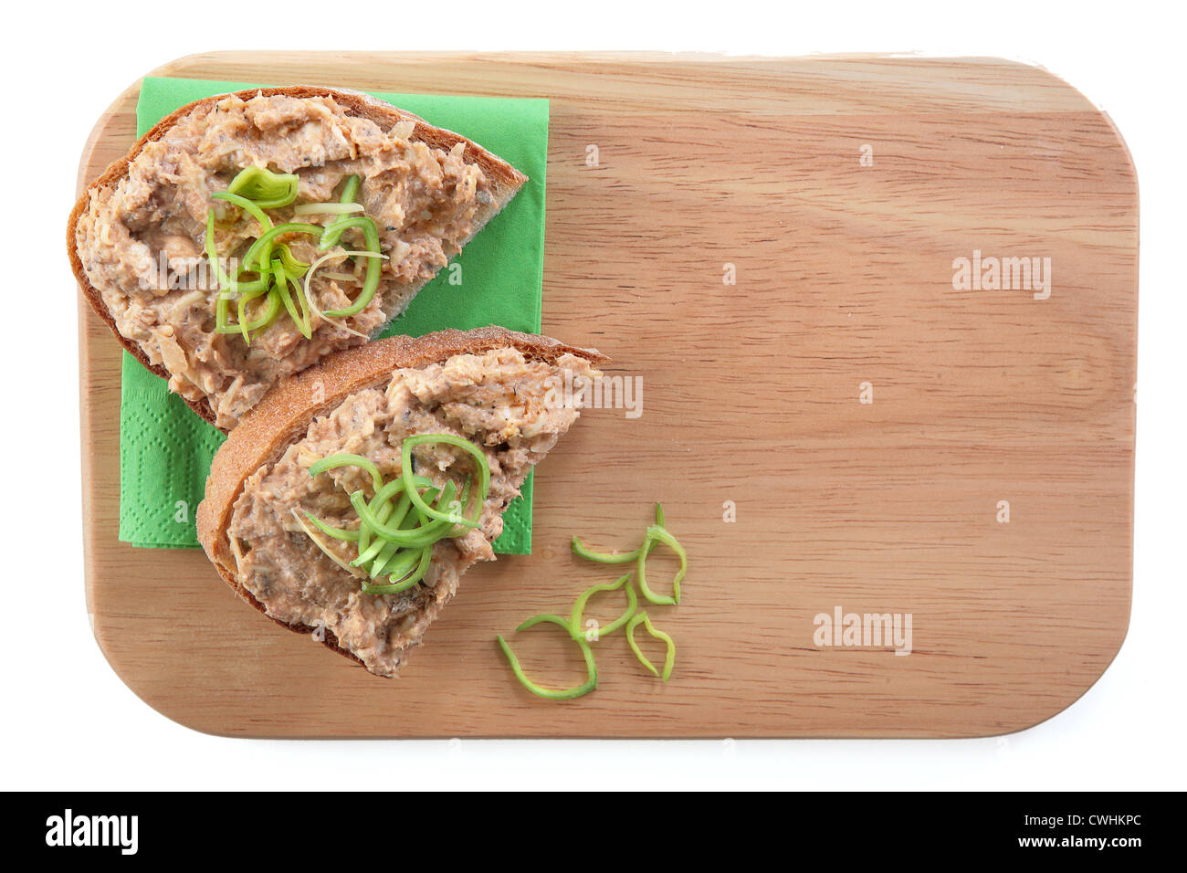 Fish Spread with Cheese Stock Photo Alamy