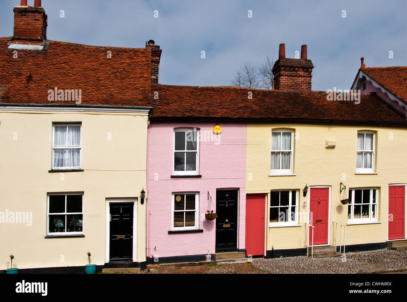 Houses in Coggeshall Stock Photo Alamy