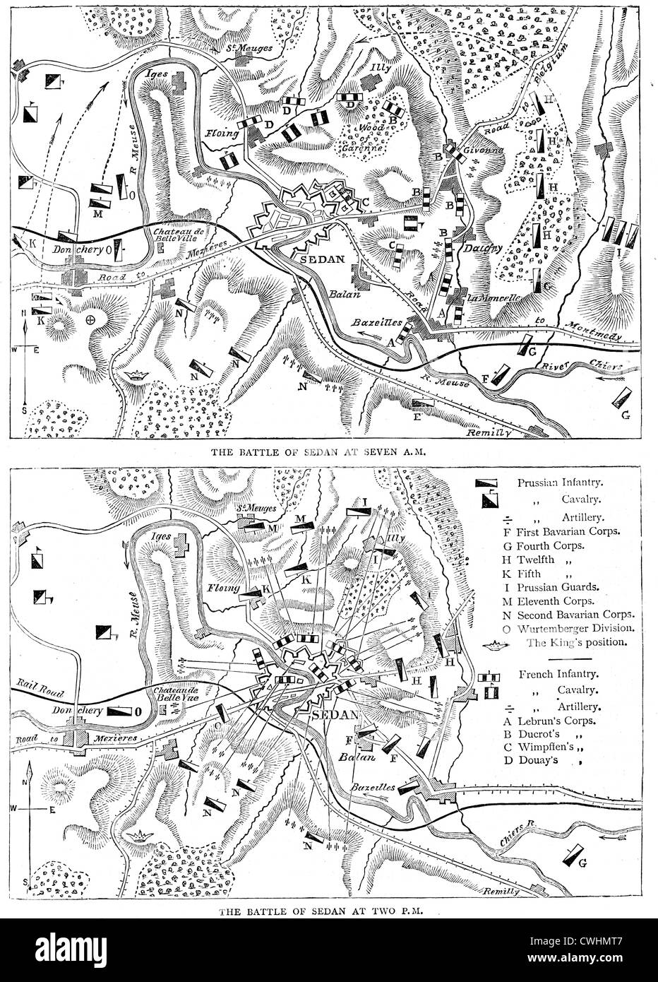 Battle Of Sedan 1870 Map