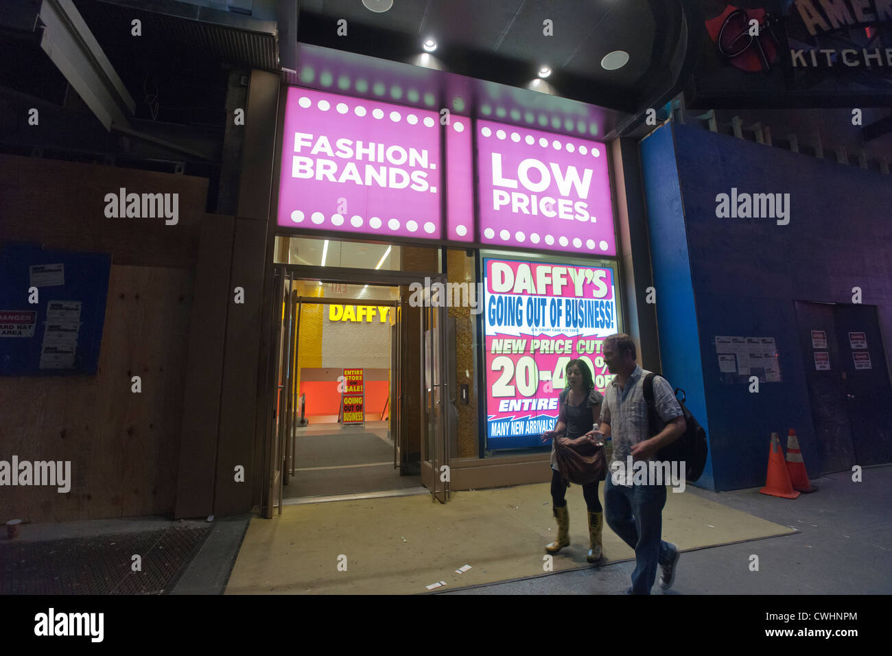 The Times Square branch of Daffy's, the bargain department store, is