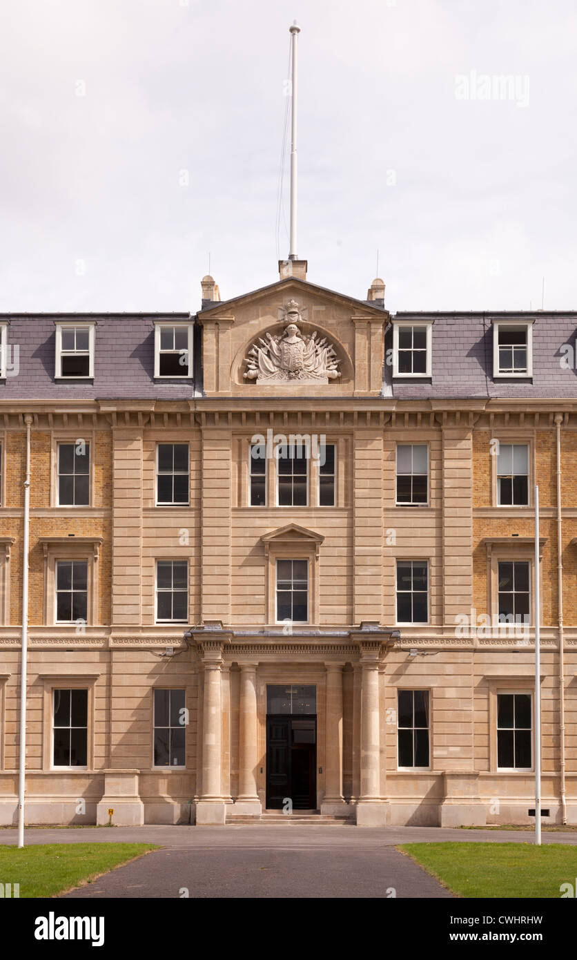 Exterior facade of the Former Army Staff College Royal Military Academy Sandhurst Stock Photo