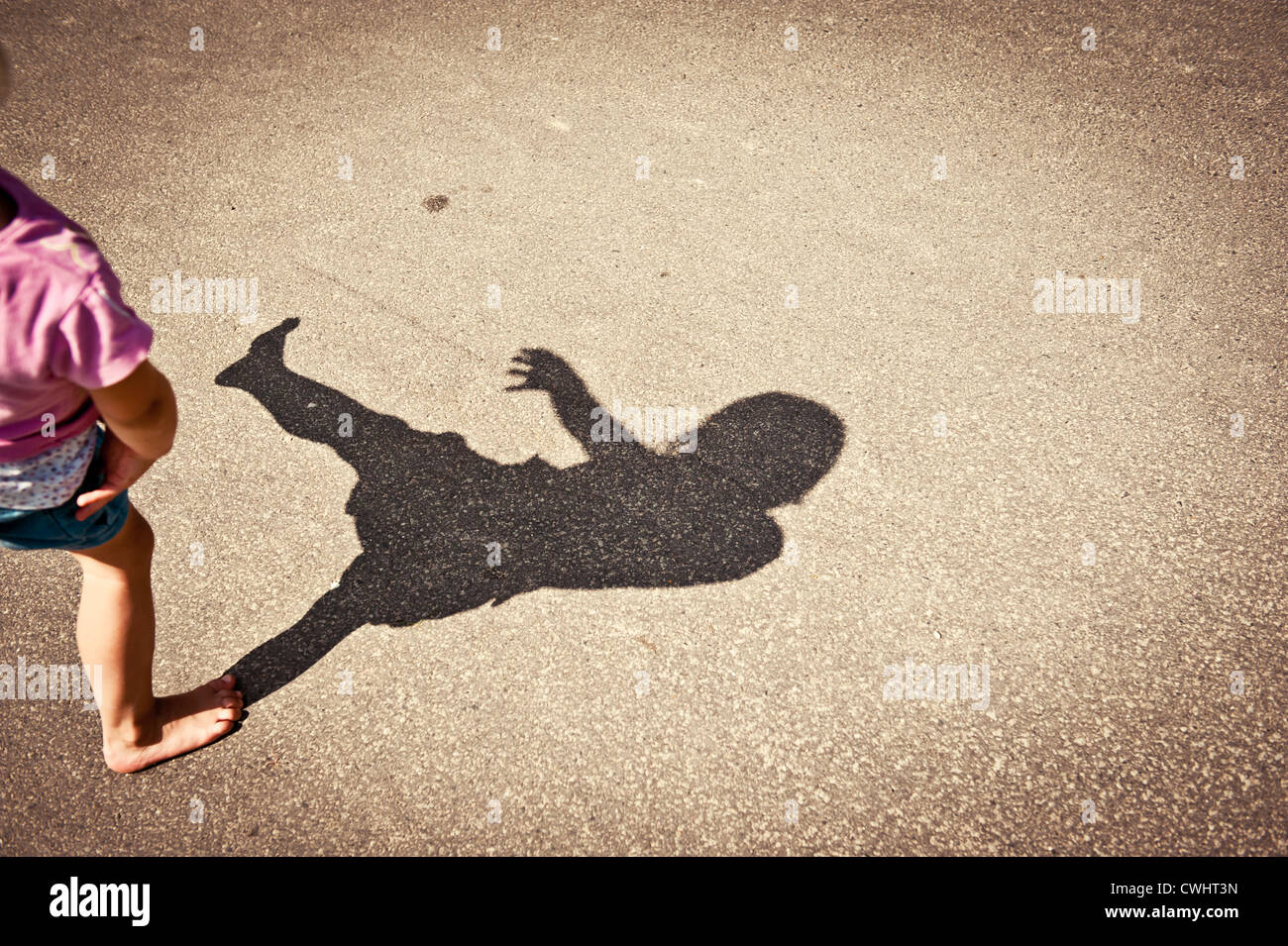 5 Year Old Girl Silhouette High Resolution Stock Photography and Images ...