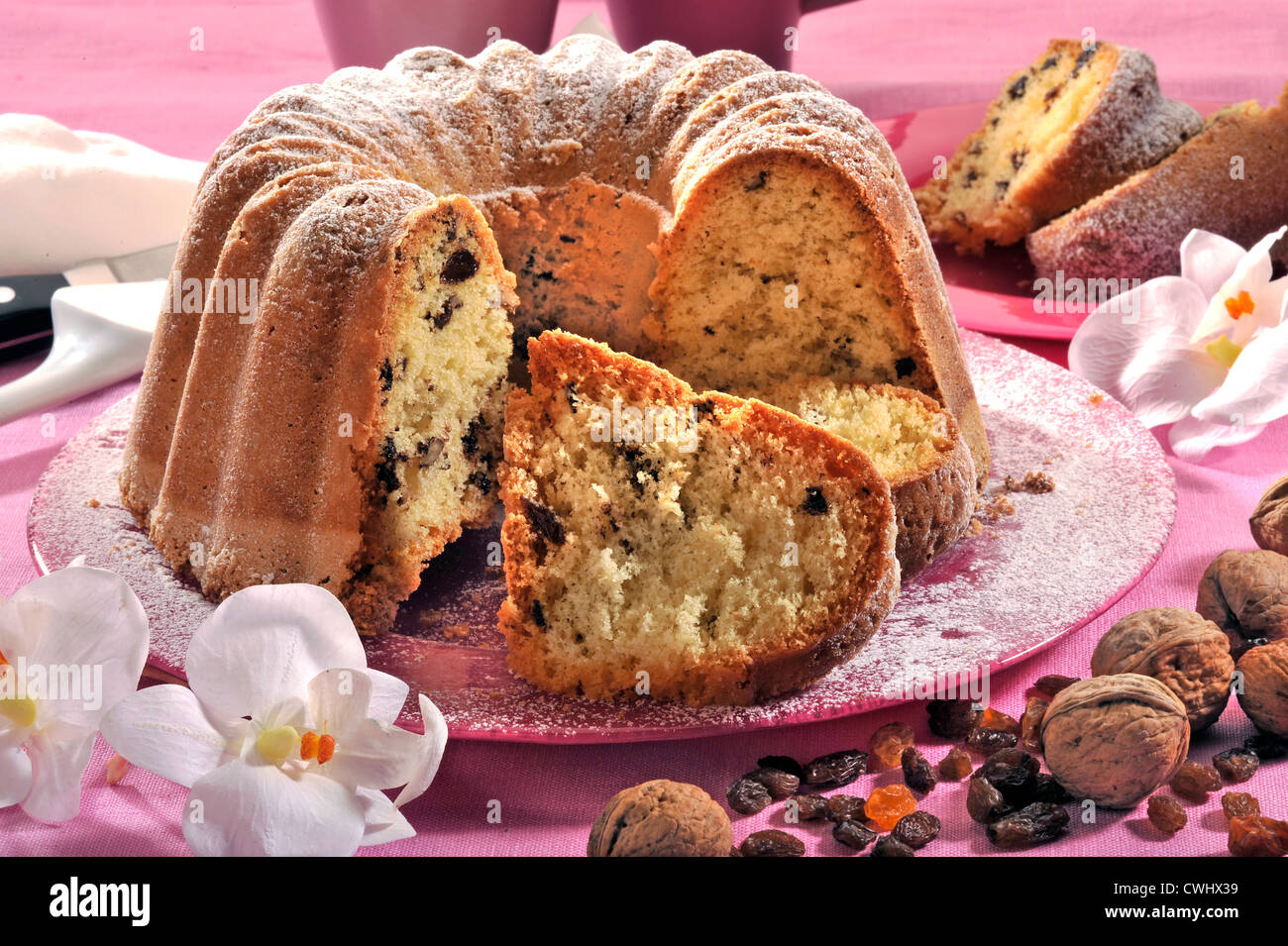 Bunt Cake Stock Photo