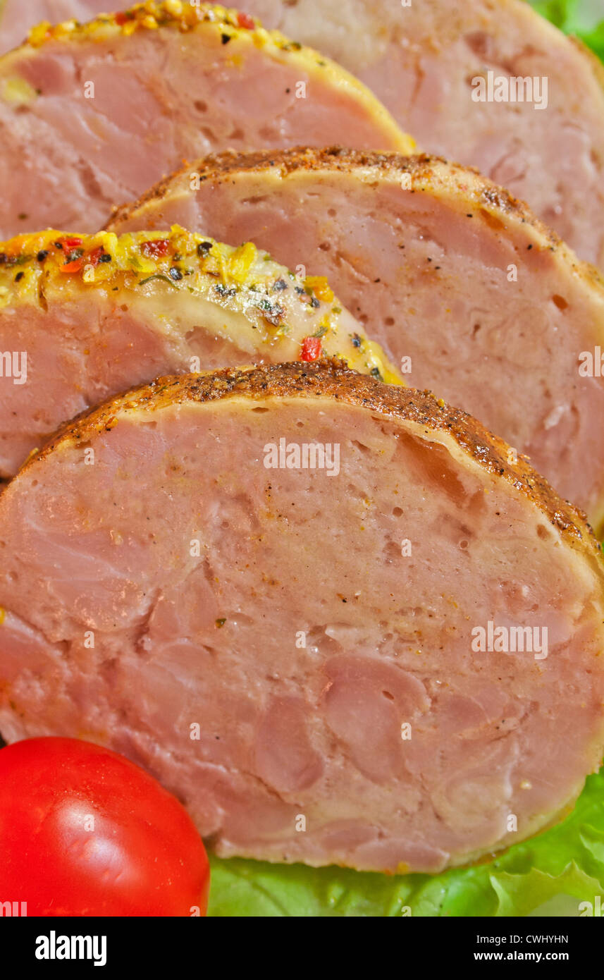 cut meat delicious Stock Photo
