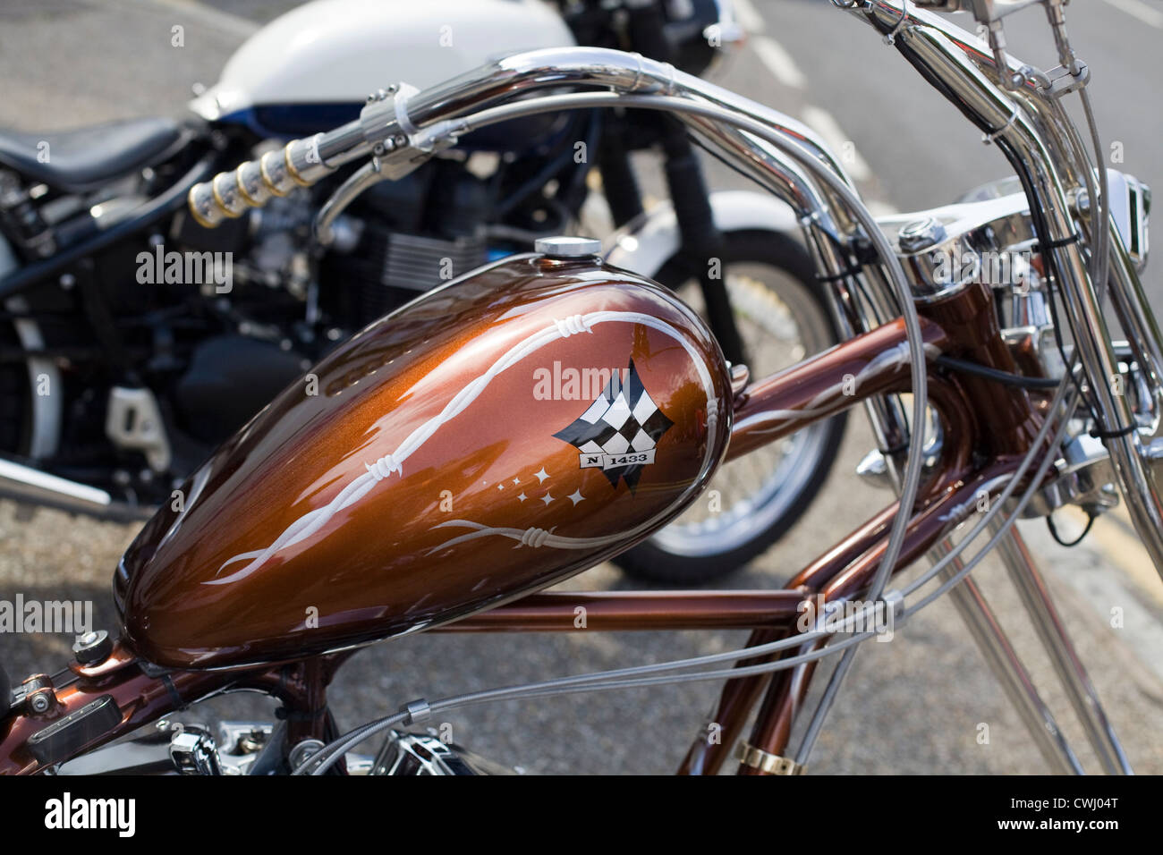 Bike fuel tank hires stock photography and images Alamy
