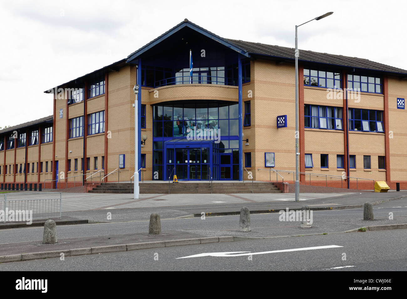 Govan Police Station on the junction of Paisley Road West and Helen Street, Glasgow, Scotland, UK Stock Photo