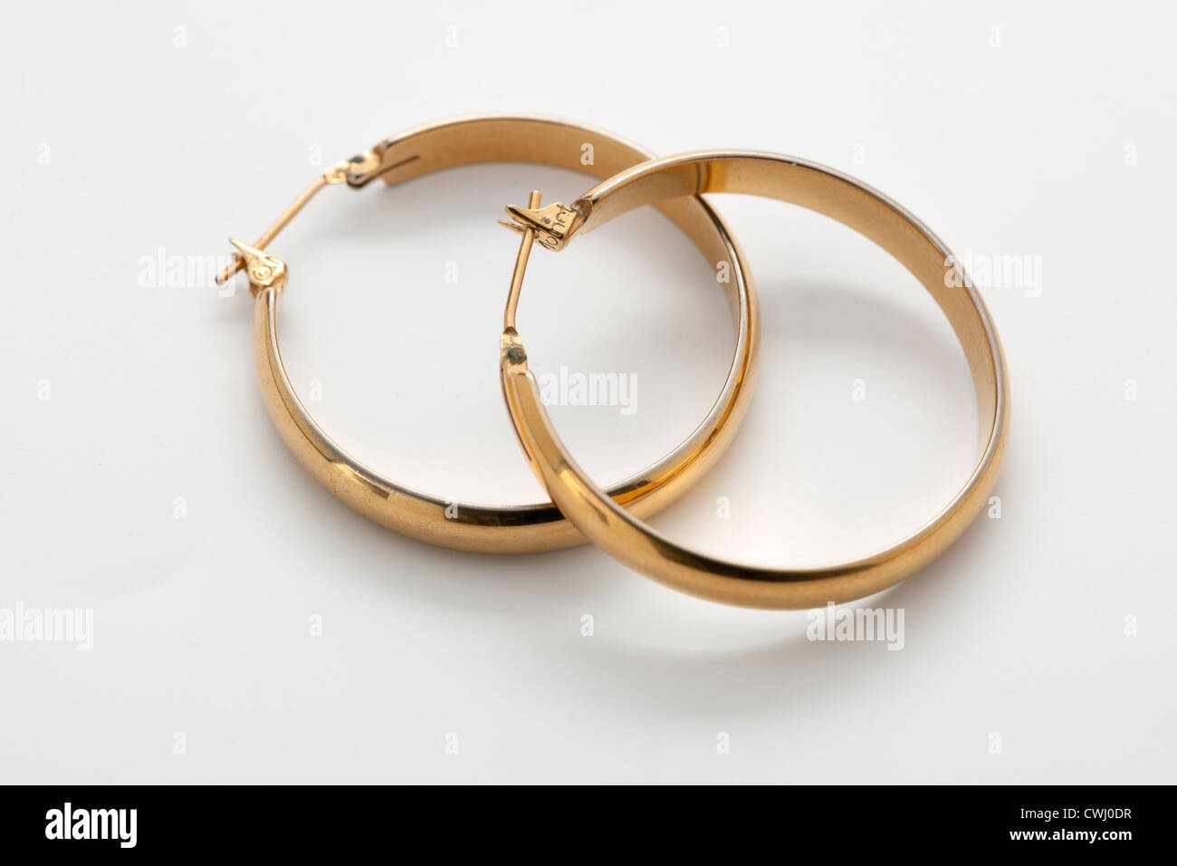 Glem Large Rose Gold Hoop Earrings