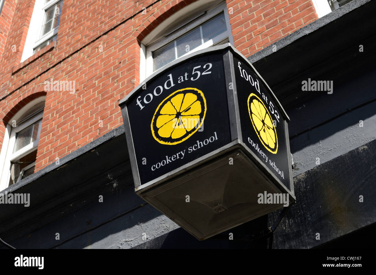 Food at 52 Cookery School in Central Street, London, England Stock Photo