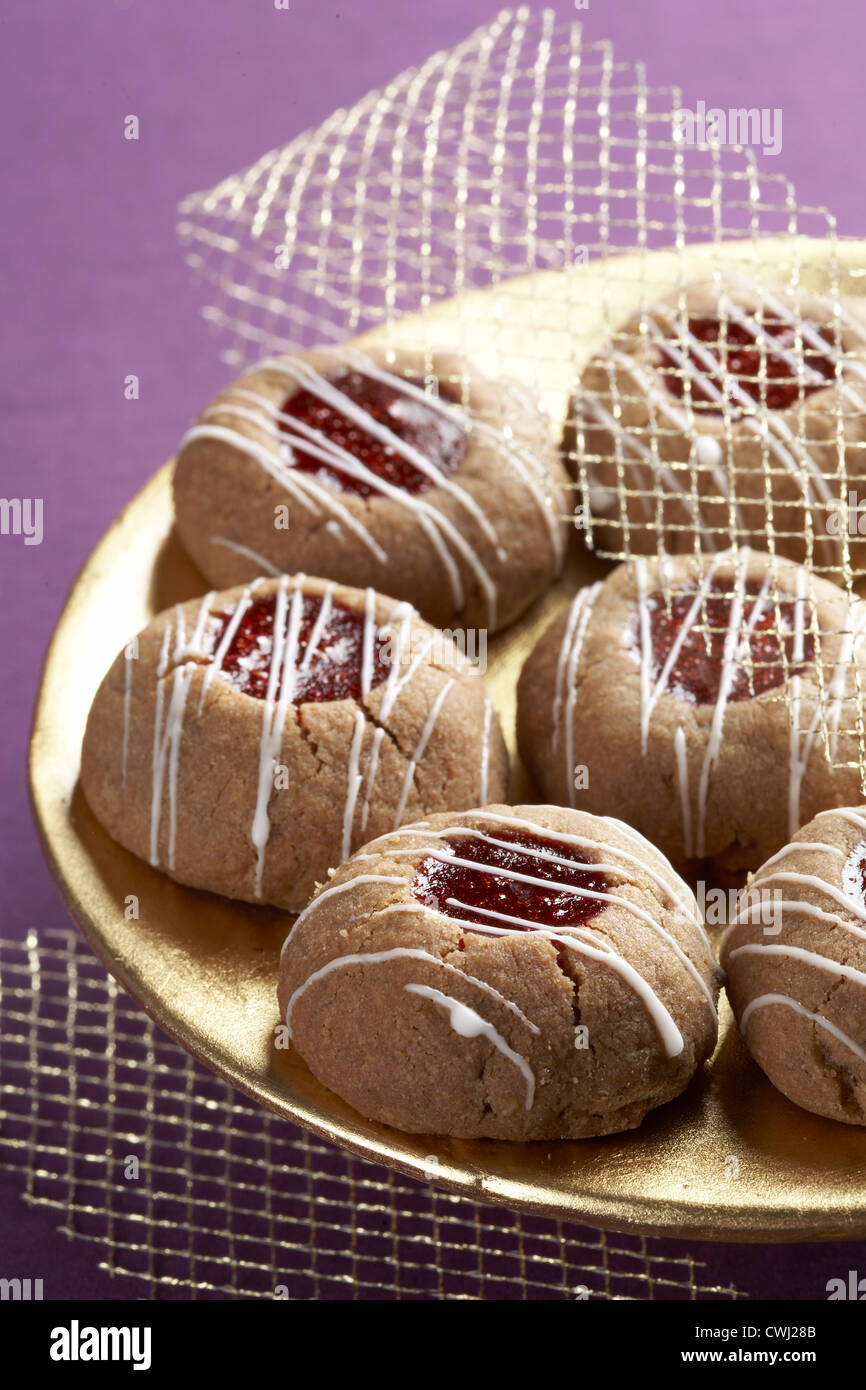 Biscuits with Holes Stock Photo Alamy