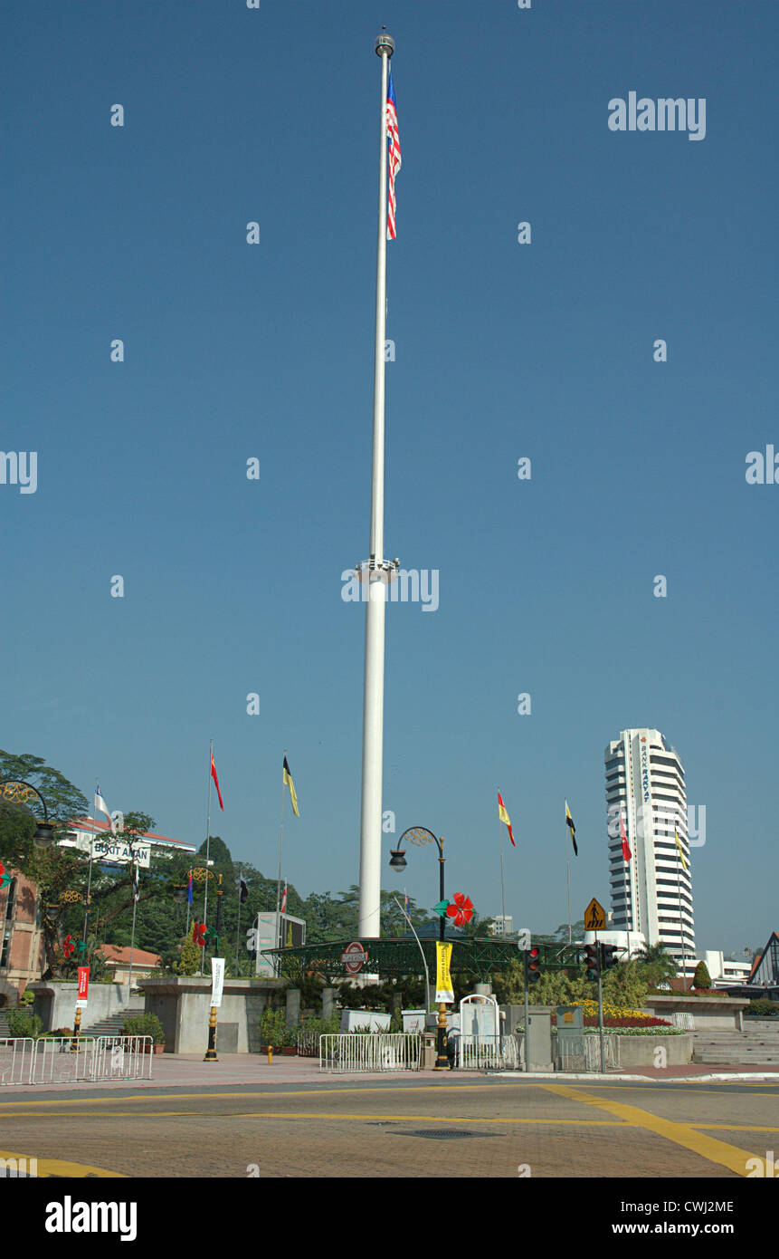 Flagpole in Merdeka Square, Kuala Lumpur, Malaysia Stock Photo - Alamy