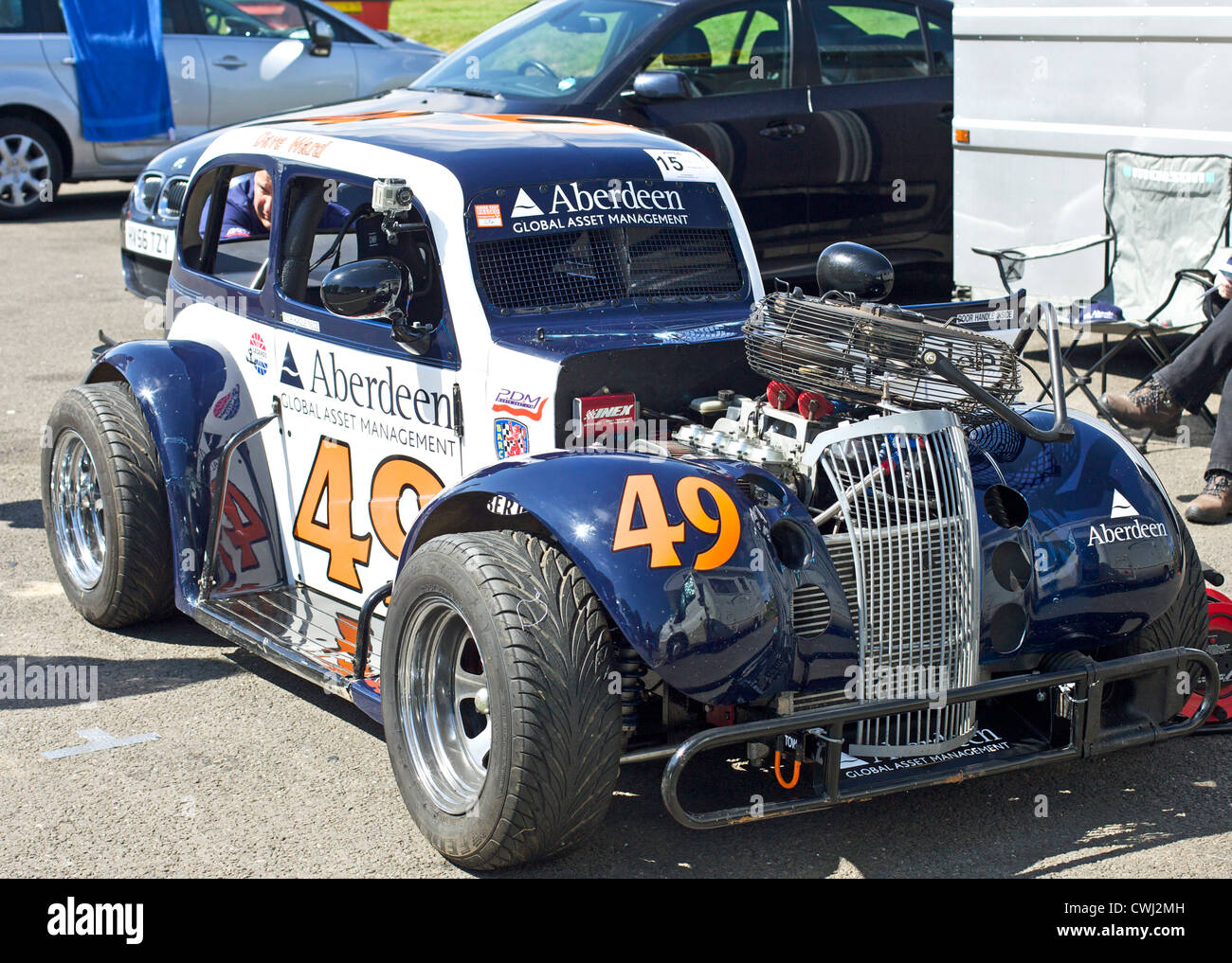 Legend racing car, Cadwell Park Track day, Lincolnshire Stock Photo Alamy