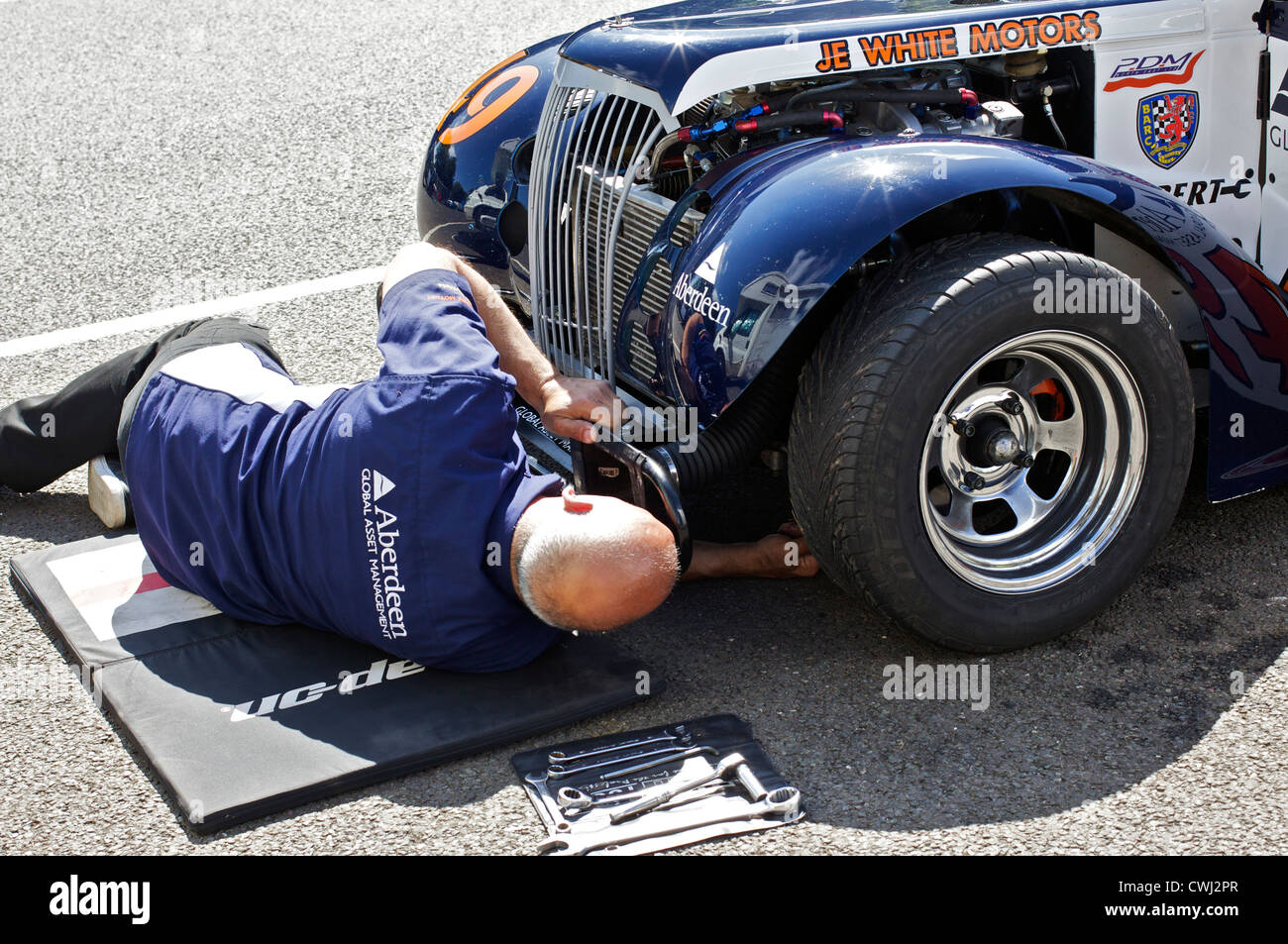 Legend racing car, Cadwell Park Track day, Lincolnshire Stock Photo Alamy