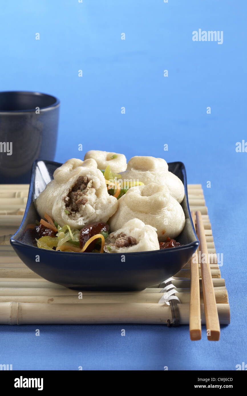 Chinese Pork Dumplings Stock Photo Alamy